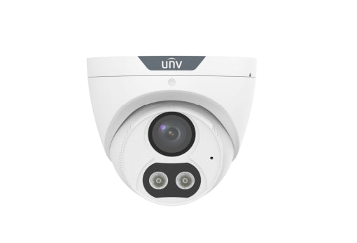 UNV 8MP Dual Light Fixed Turret, 2.8mm, Built-in Mic & Speaker