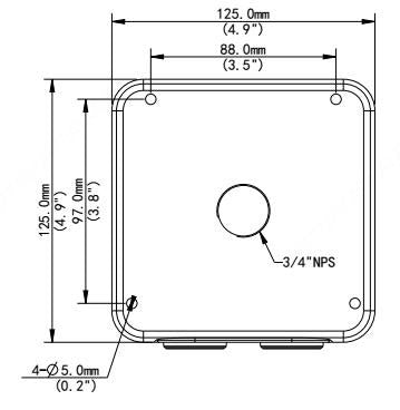 Vandal Dome VF Wall Arm