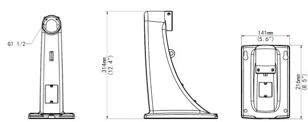 Extended Wall Arm Mount for PTZ