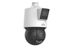 UNV 4MP+4MP Lighthunter Dual-lens Network PTZ Camera