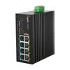 Superic Industrial Network Switch, 8 Port + 2 SFP | Unmanaged | PoE