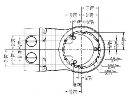 Turret Camera Wall Arm