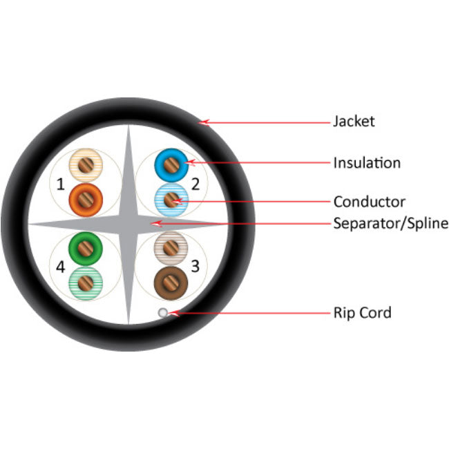 Cat6 CMR Cable