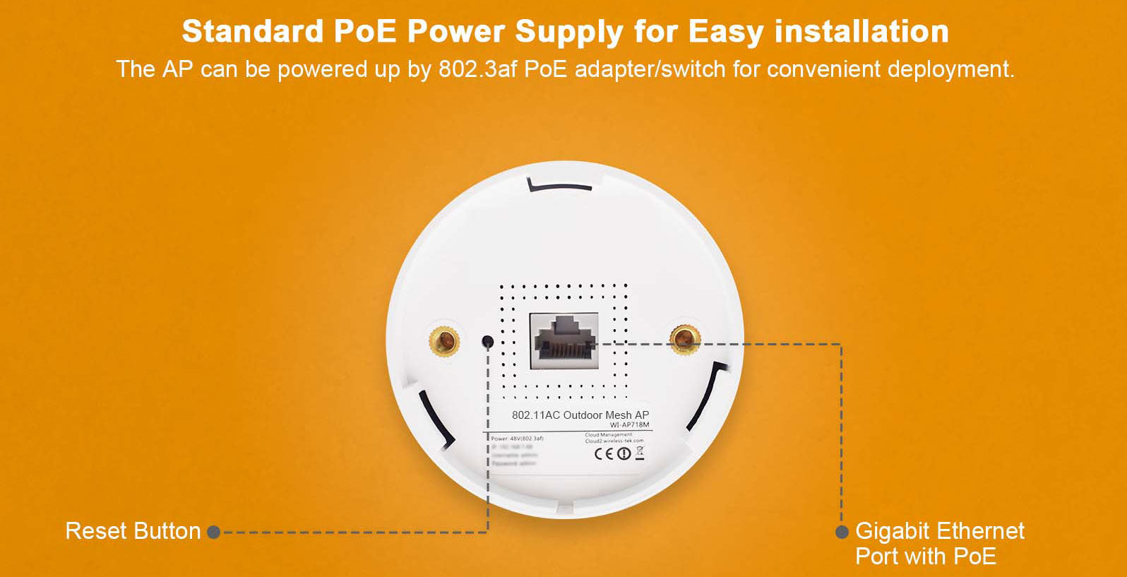 Outdoor Wireless Access Point Cloud Management WeSupplySecurity